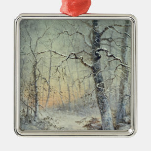 Winter Breakfast Metal Tree Decoration