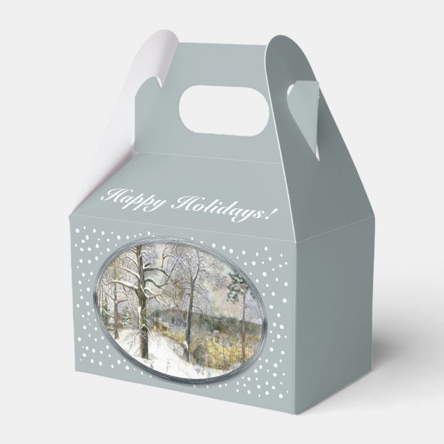 winter bridge favour box (Front Side)