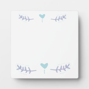 Winter butterfly Poster Plaque