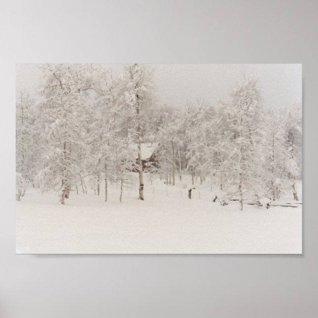 Winter Cabin Poster (Front)