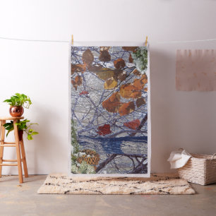 Winter Camo Camouflage Painting Customizable Fabric