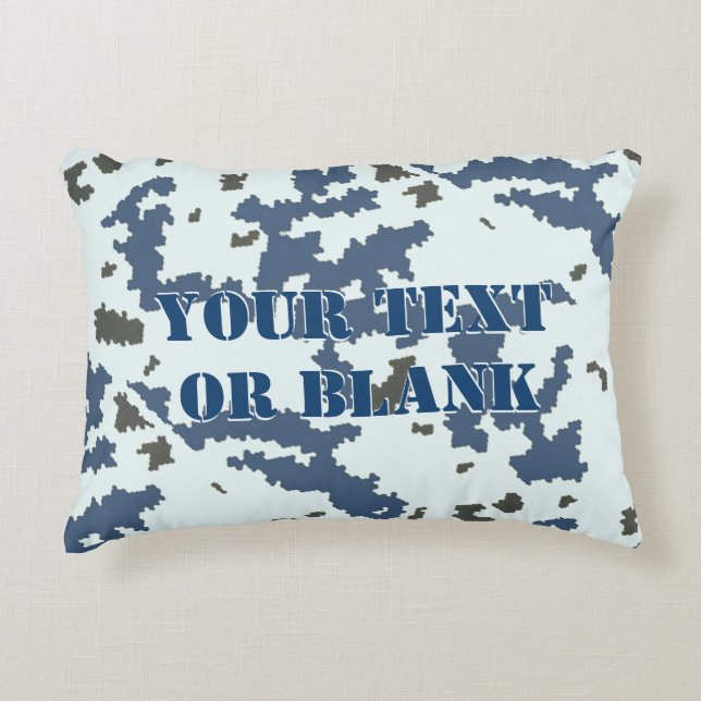 Winter Camouflage Decorative Cushion (Front)