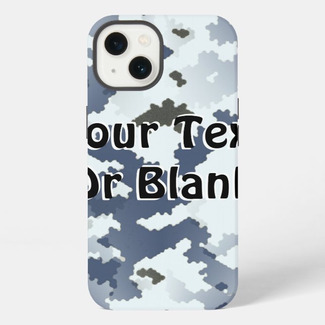 Winter Camouflage iPhone Case (Back)
