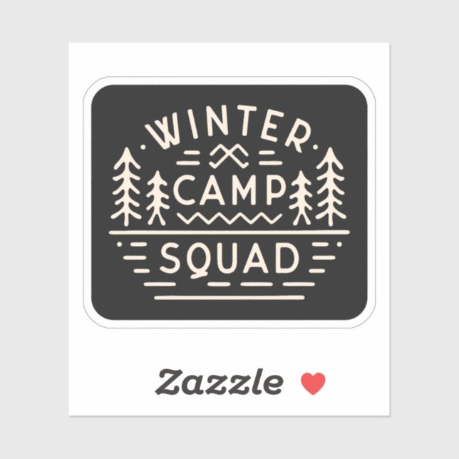 Winter camp camping trip squad (Sheet)