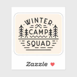 Winter camp squad crew matching