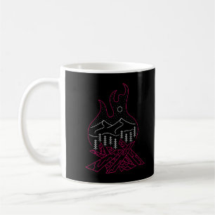 Winter Campfire Coffee Mug