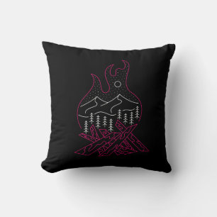 Winter Campfire Cushion
