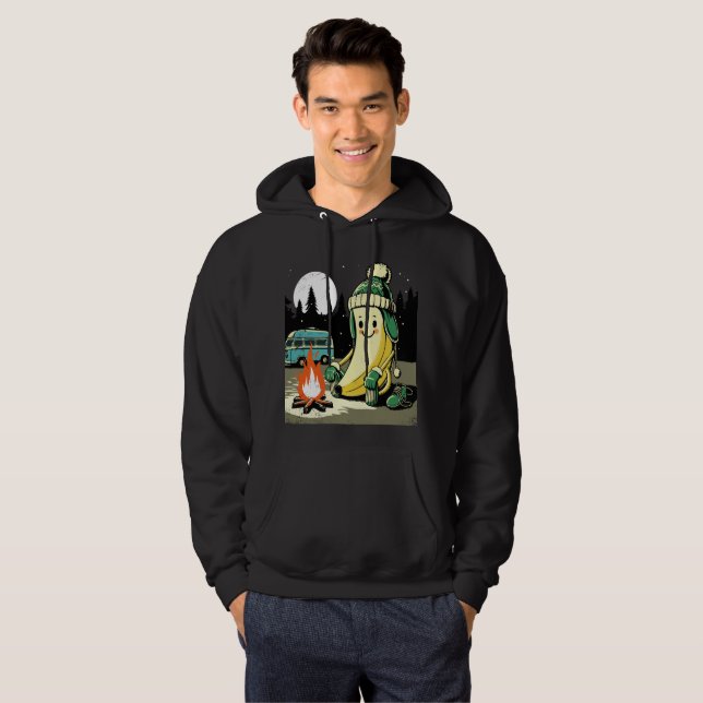 Winter Camping Banana Hoodie  (Front Full)