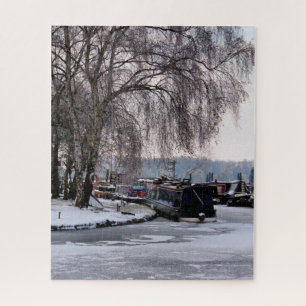 WINTER CANAL JIGSAW PUZZLE