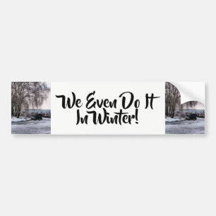 WINTER CANALS BUMPER STICKER
