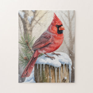 Winter Cardinal Puzzle