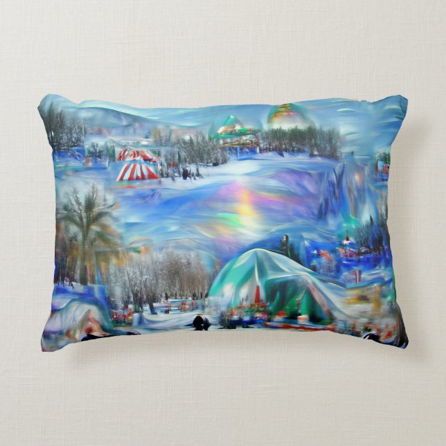 Winter Carnival  Decorative Cushion (Front)
