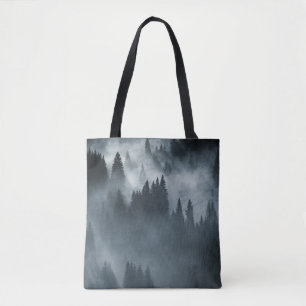 Winter Carpathian: Sunrise Mountain Landscape Tote Bag