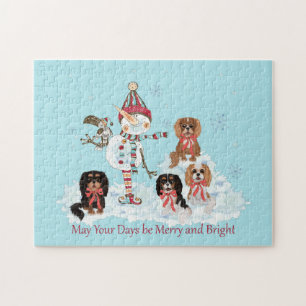 Winter Cavalier King Charles Puzzle