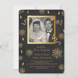 Winter Celebration Photo Invitation