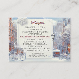 Winter Celebrations in Amsterdam Enclosure Card