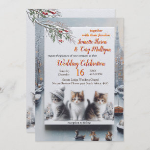 Winter Celebrations in the Snow, or in the Sun. Invitation