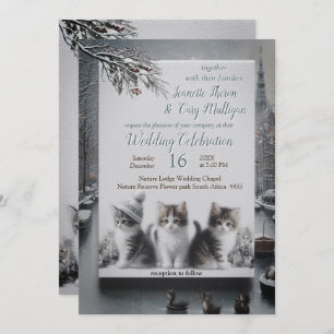 Winter Celebrations in the Snow, or in the Sun. Invitation