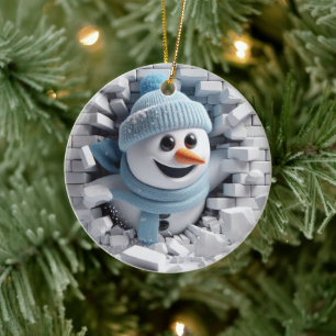 Winter Ceramic Ornament