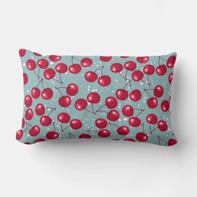 Winter cherry.  lumbar cushion (Front)