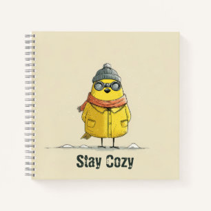 Winter Chick – Cute Cosy Animal Art Notebook