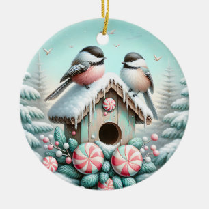 Winter Chickadee Ornament 