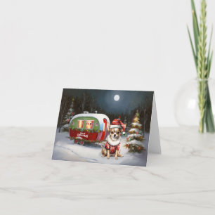 Winter Chihuahua Caravan Christmas Adventure Card