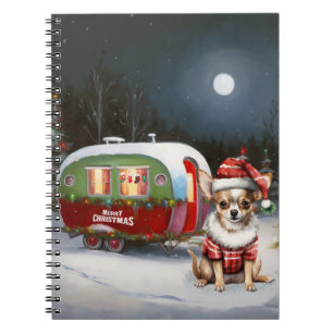 Winter Chihuahua Caravan Christmas Adventure  Notebook