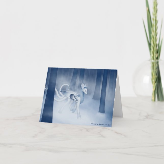 "Winter Chill" by Kaiya Wells - blank card (Front)