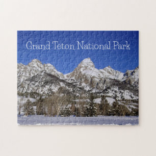 Winter Chill in Grand Teton National Park Jigsaw Puzzle