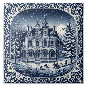 winter/Christmas 2 style Ceramic Tile