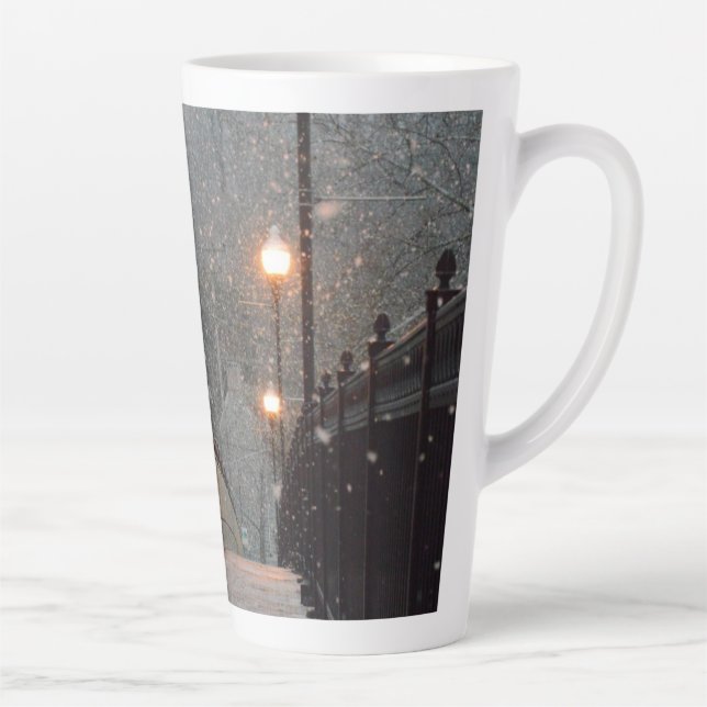 winter christmas 86 latte mug (Right)