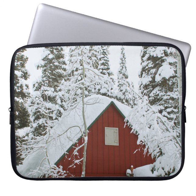 winter christmas 99 laptop sleeve (Front)