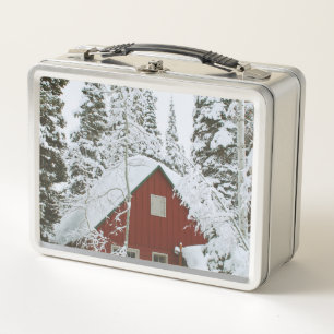 winter christmas 99 metal lunch box