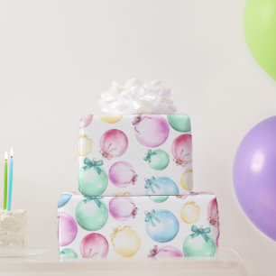 Winter Christmas Baby Shower Wrapping Paper