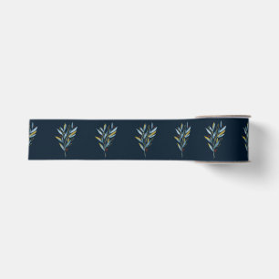 Winter Christmas Botany Bouquet Grosgrain Ribbon