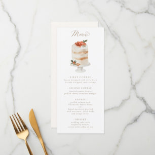 Winter Christmas Cake Menu