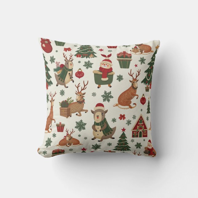 Winter Christmas Cushion (Front)