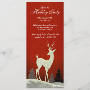 Winter Christmas Holiday Party Invitation