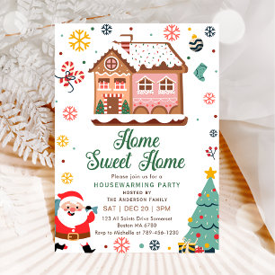 Winter Christmas Housewarming Party Invitation