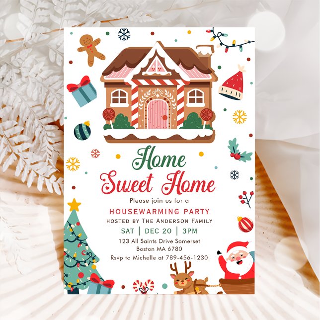 Winter Christmas Housewarming Party Sweet home Invitation (Creator Uploaded)