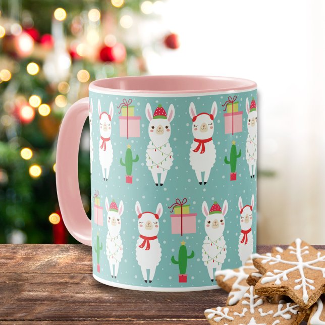Winter Christmas Llamas | Holidays Mug (Creator Uploaded)