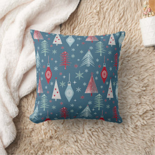 Winter Christmas pattern. Cushion