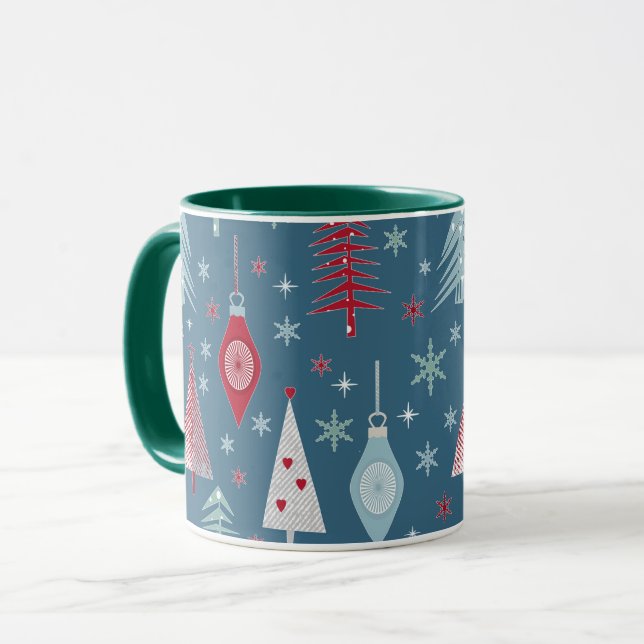 Winter Christmas pattern. Mug (Front Left)