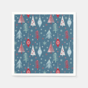 Winter Christmas pattern. Napkin