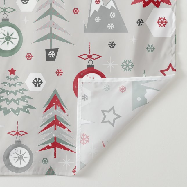 Winter Christmas pattern. Tapestry (Detail)