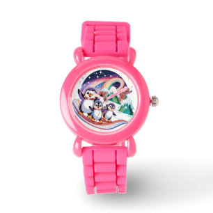 Winter Christmas Penguin Adventure in Snowy Wonder Watch