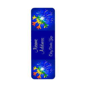 Winter Christmas_ Return Address Label