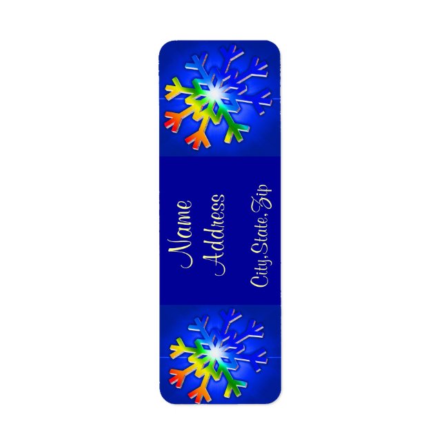 Winter Christmas_ Return Address Label (Front)