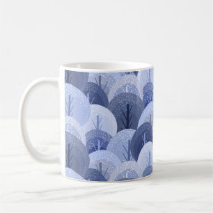 Winter Christmas seamless pattern. The pattern wit Coffee Mug